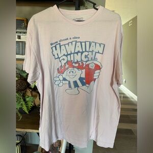 Hawaiian Punch Logo Tee in Pale Pink